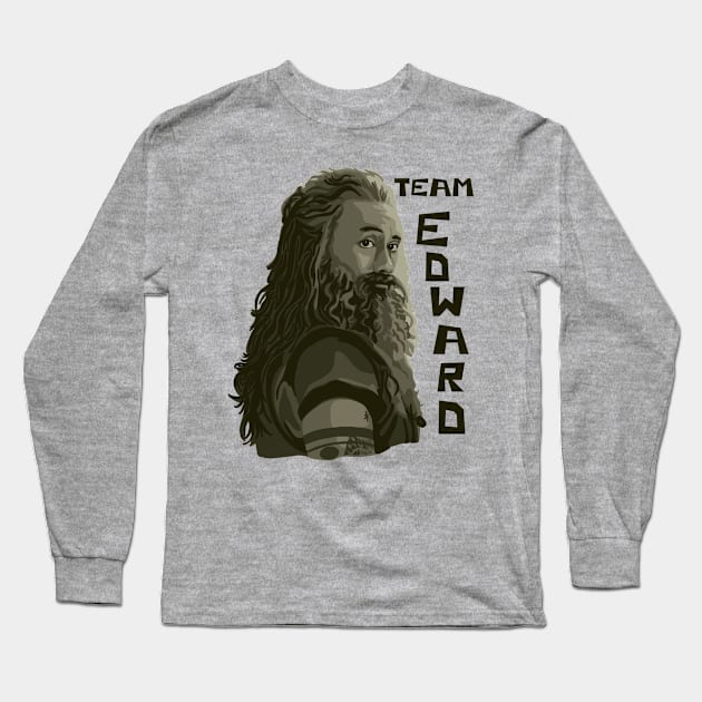 Team Edward Teach (Blackbeard) Long Sleeve T-Shirt by Slightly Unhinged